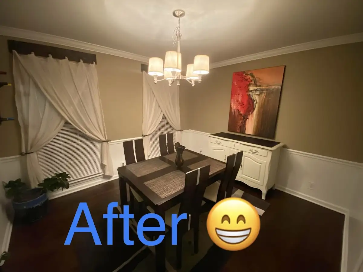 Professional dining room restoration after water damage in Perinton